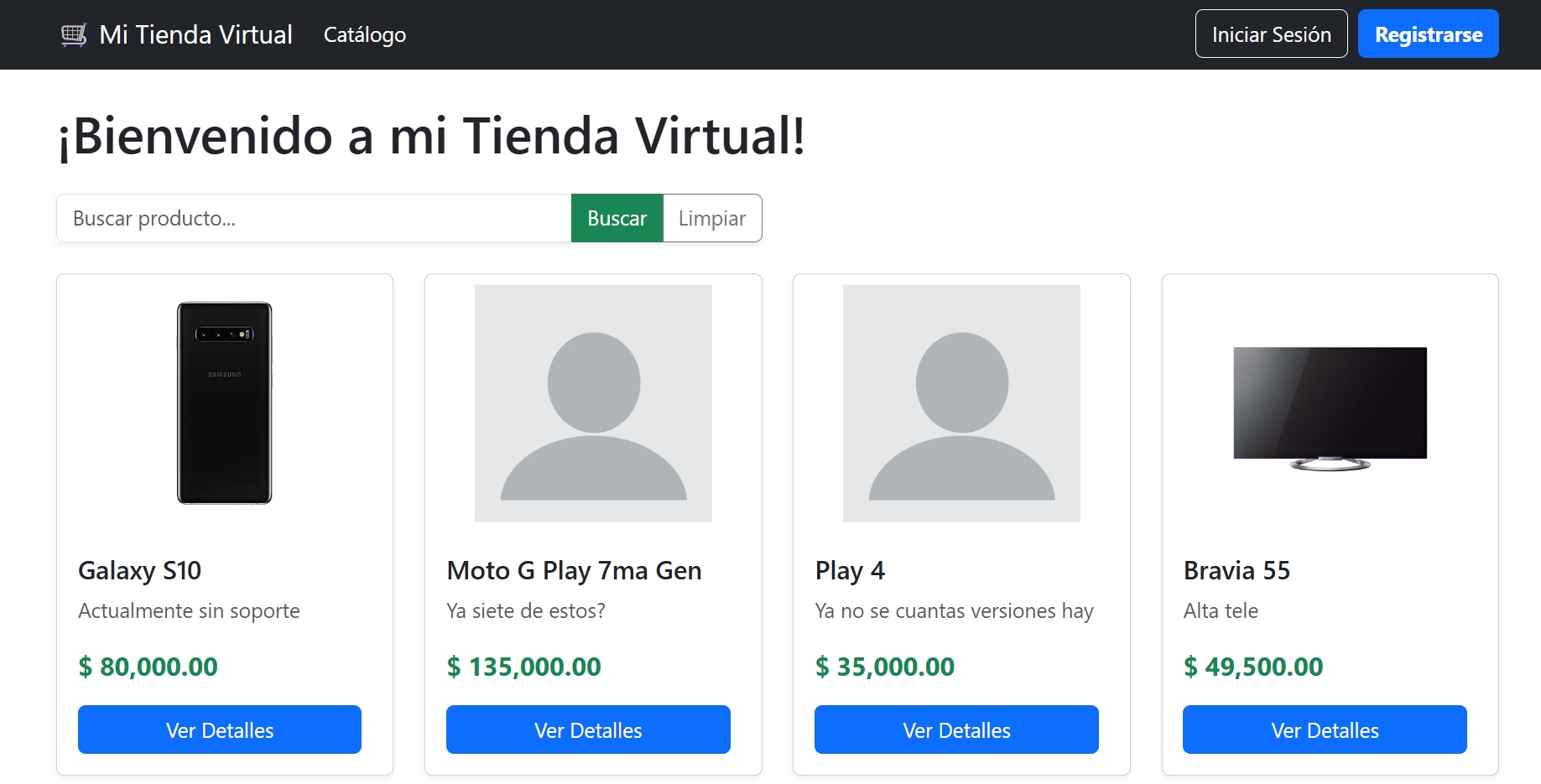 Tienda Virtual - E-commerce ASP.NET